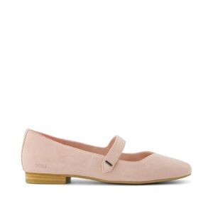 NWT TOMS Bianca Flat Pale Pink Suede size 5.5 💕